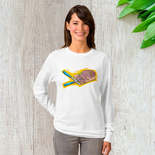 Carving Roast Beef with Fork and Knife T-Shirt
