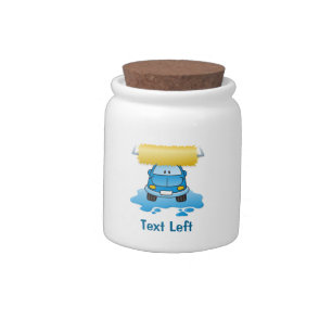 Carwash cartoon candy jar