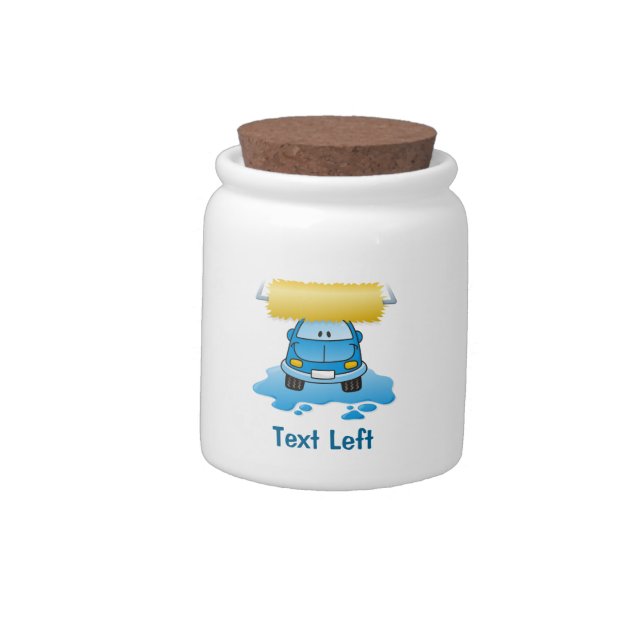 Carwash cartoon candy jar (Left)