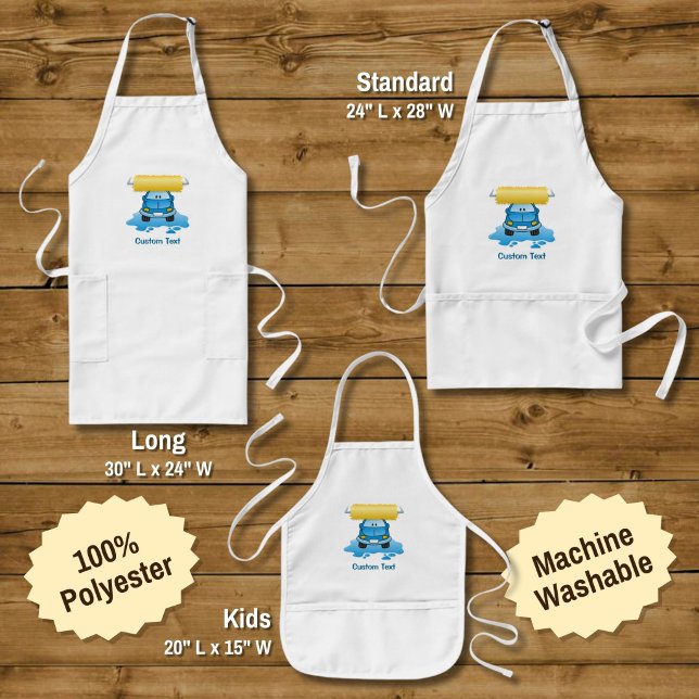 Carwash cartoon long apron (Creator Uploaded)