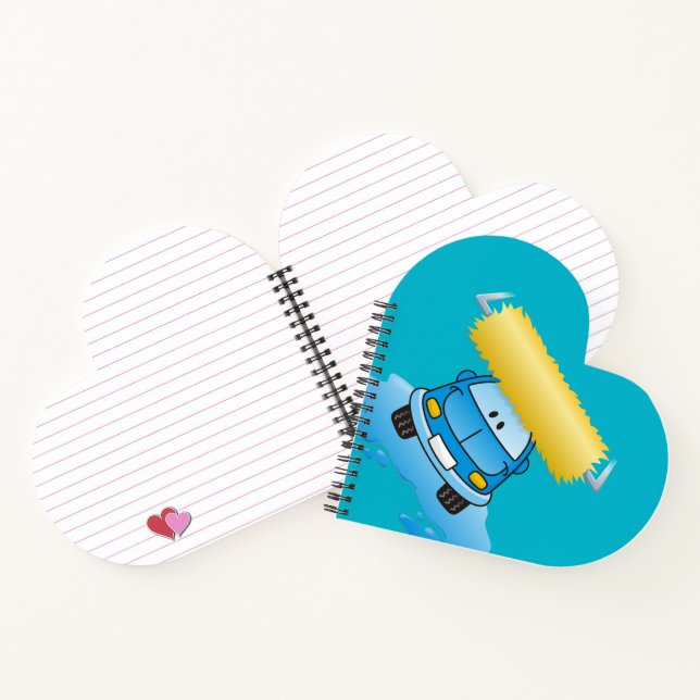 Carwash cartoon notebook (Inside)