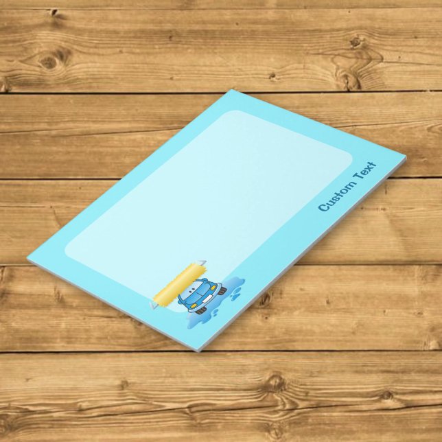 Carwash cartoon notepad (Creator Uploaded)