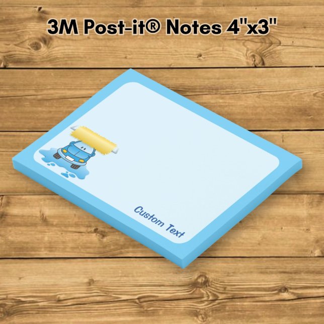Carwash Cartoon Post-it Notes (Creator Uploaded)