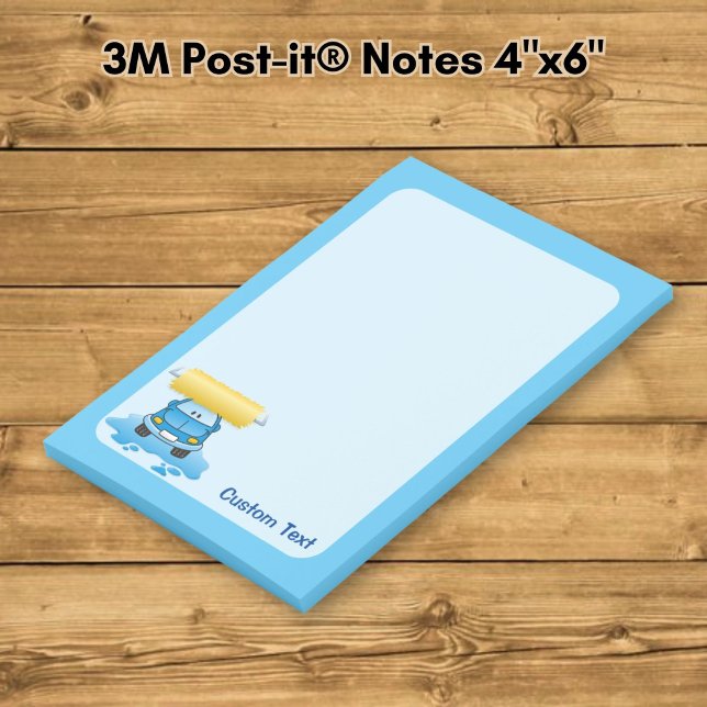 Carwash Cartoon Post-it Notes (Creator Uploaded)