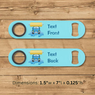 Carwash cartoon speed bottle opener