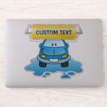 Carwash Cartoon Sticker