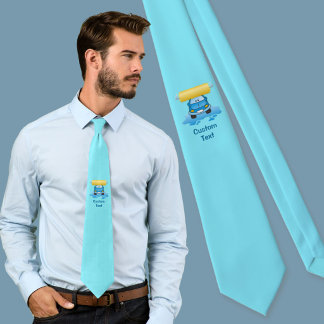 Carwash cartoon tie