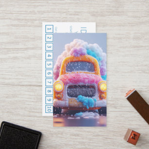 CARWASH customer loyalty punch card