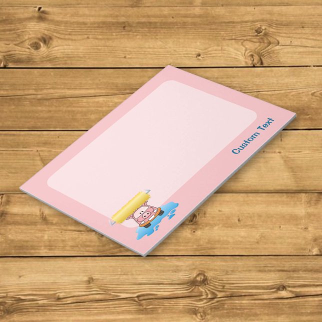 Carwash Pig Cartoon Notepad (Creator Uploaded)