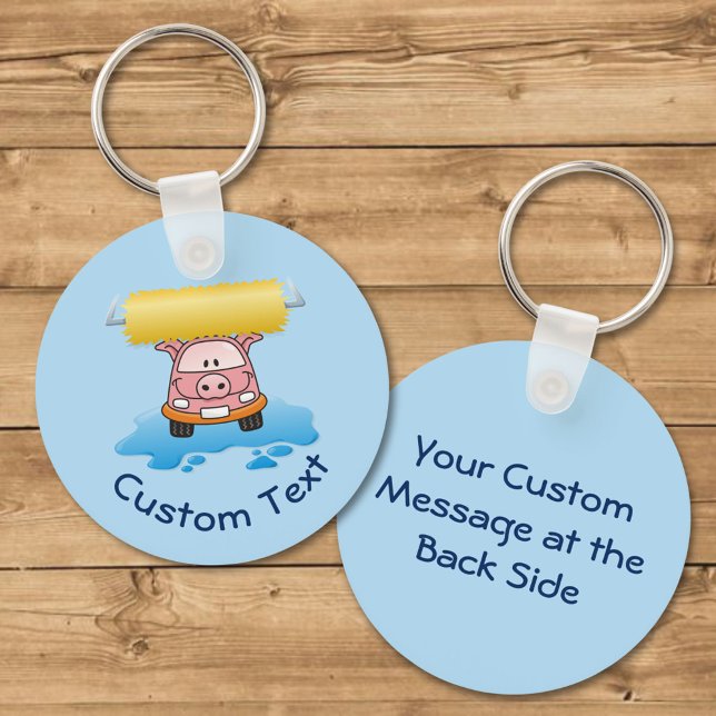 Carwash Pig Keychain (Creator Uploaded)