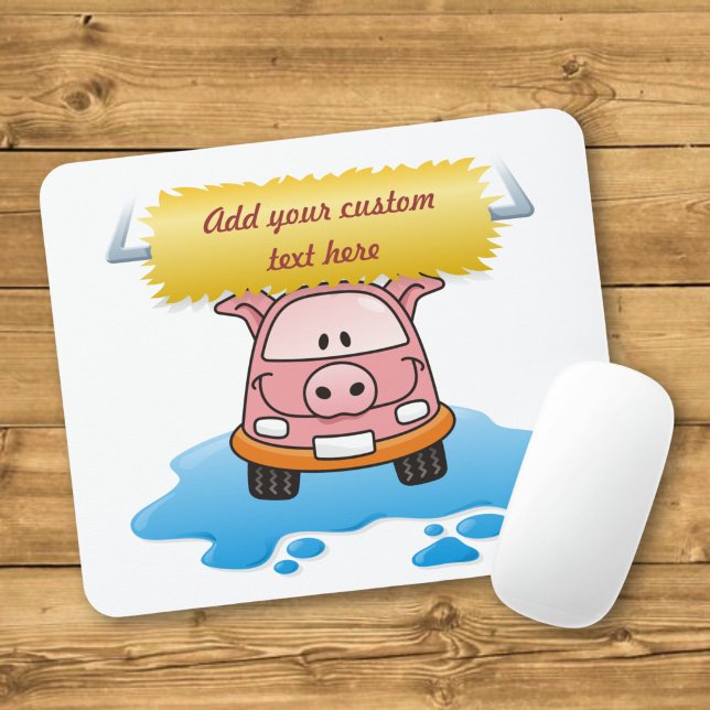 Carwash Pig Mouse Pad (Creator Uploaded)