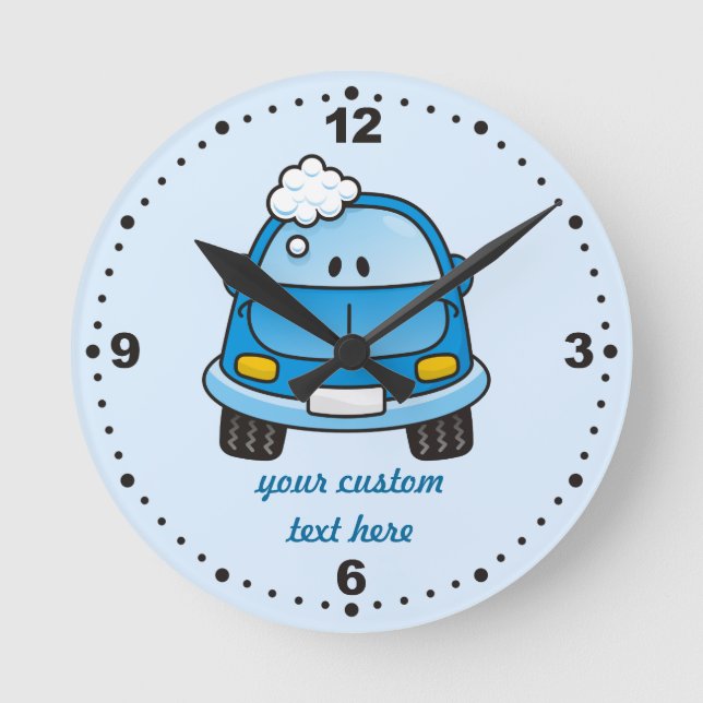 Carwash Round Clock (Front)