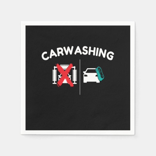 Carwashing Car Care Cars Tuning Tuner Napkins (Front)