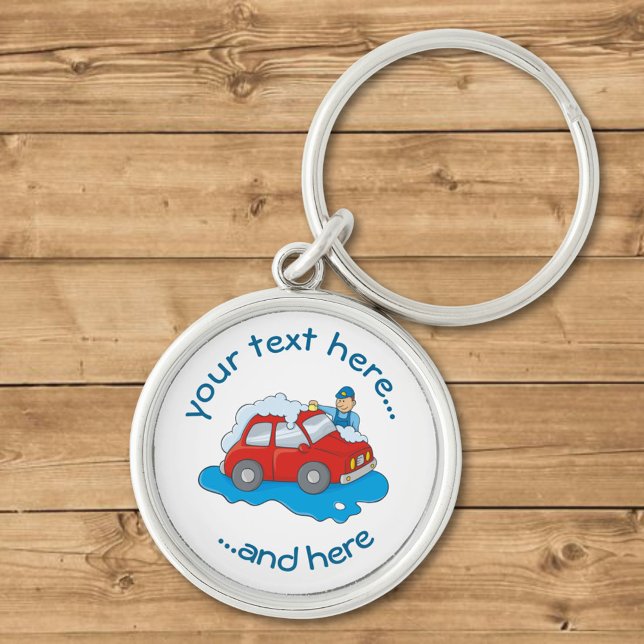 Carwashing Man Keychain (Creator Uploaded)