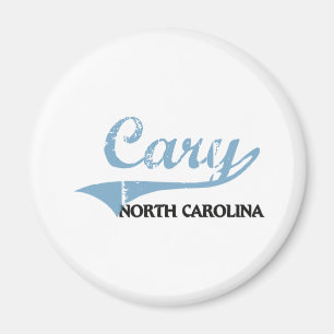Cary North Carolina City Classic Magnet