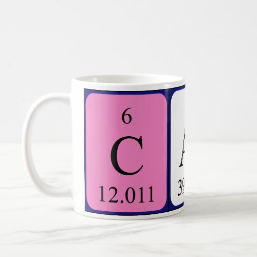 Cary periodic table name mug