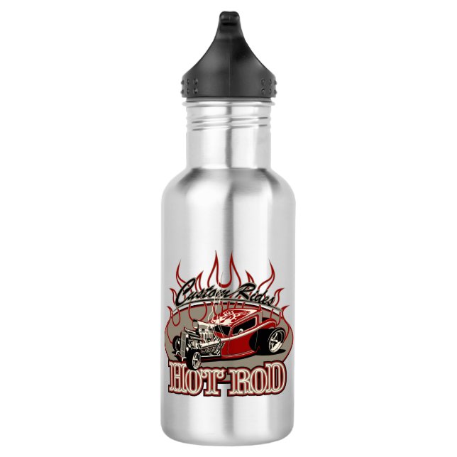 Caryoon hot rod stainless steel water bottle (Right)