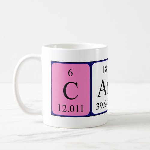 Carys periodic table name mug