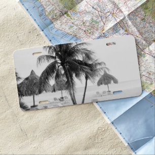 Cas Abao - Tropical Beach Escape #5 #ocean #wall  License Plate