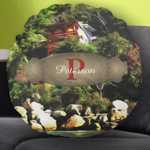 Casa Bahia Bonita 0759 Round Pillow