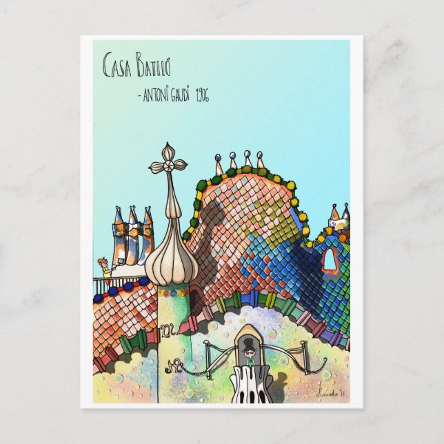 Casa Batlló Postcard (Front)