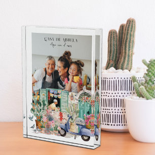 Casa de Abuela Personalized Photo Block
