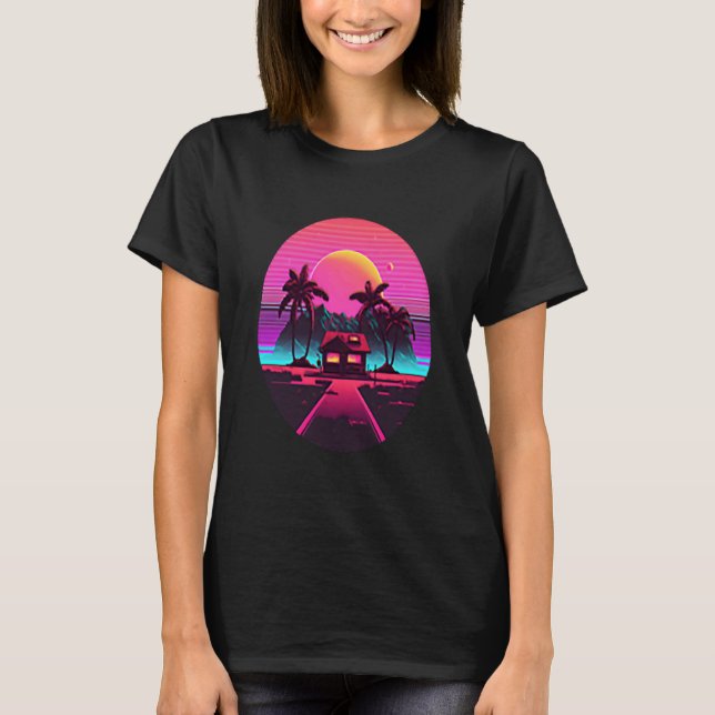 Casa De Kami House & Flamingo T-Shirt (Front)