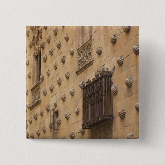 Casa de las Conchas, House of Shells Button (Front)