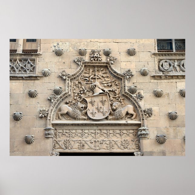 Casa de las Conchas, Salamanca Poster (Front)
