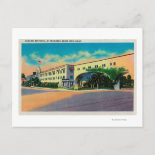 Casa Del Rey Hotel at the Beach, Santa Cruz Postcard