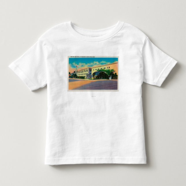 Casa Del Rey Hotel at the Beach, Santa Cruz Toddler T-shirt (Front)