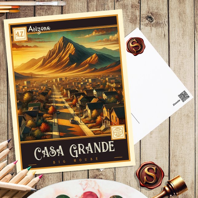 Casa Grande, Arizona | Vintage Postcard (Creator Uploaded)