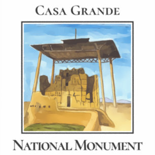 Casa Grande National Monument Arizona Sticker
