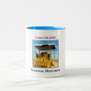 Casa Grande National Monument Arizona Two-Tone Coffee Mug