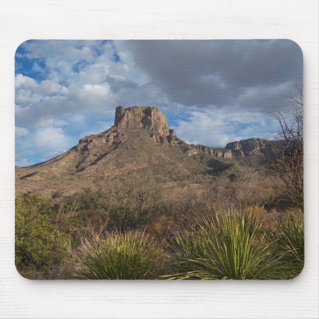 Casa Grande Peak, Chisos Basin, Big Bend Mouse Pad (Front)