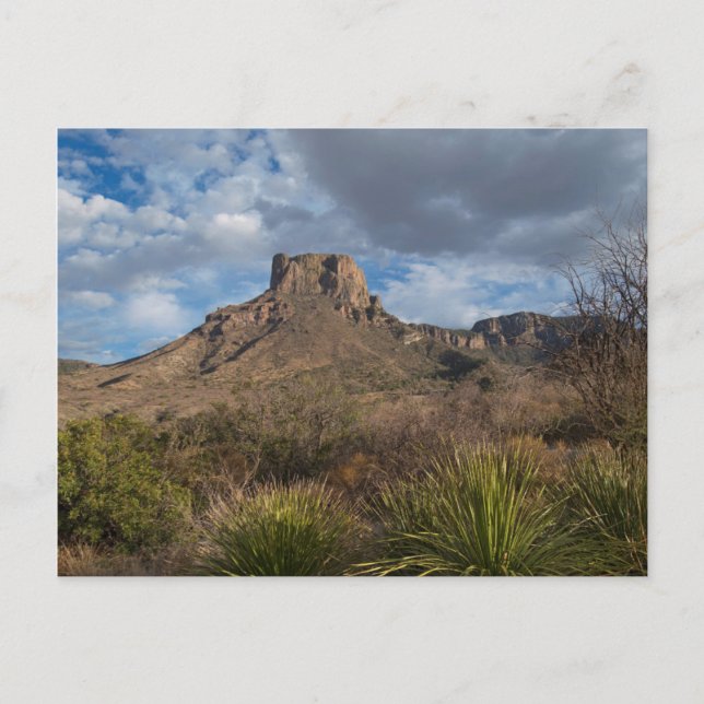 Casa Grande Peak, Chisos Basin, Big Bend Postcard (Front)