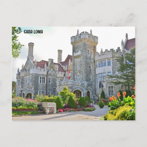 CASA LOMA TORONTO CANADA POSTCARD