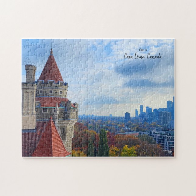 Casa Loma View, Toronto, Canada  Jigsaw Puzzle (Horizontal)