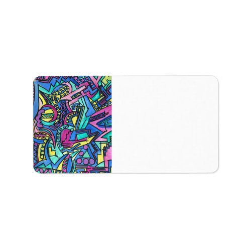 Casa Mia_Hand Painted Abstract Art Label