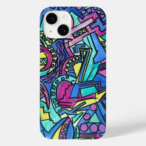 Casa Mia_Modern Bauhaus Geometric Art Case_Mate iPhone 14 Case