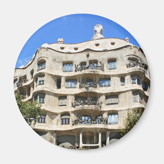 Casa Mila La Pedrera Magnet (Front)