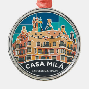 Casa Milà Spain Metal Ornament