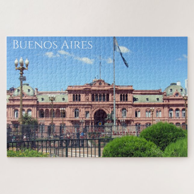 casa rosada buenos aires jigsaw puzzle (Horizontal)