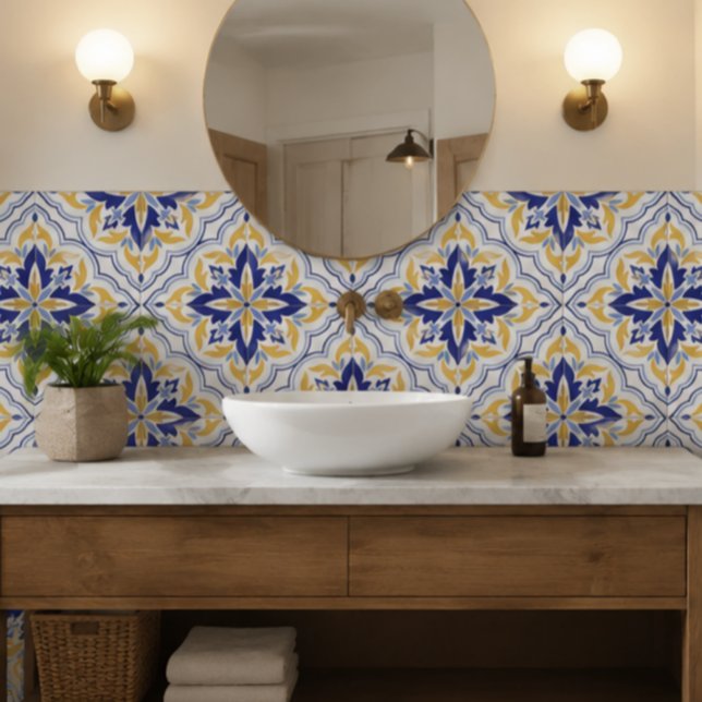 Casa Valencia Amber Medallion Mediterranean  Ceramic Tile (Creator Uploaded)