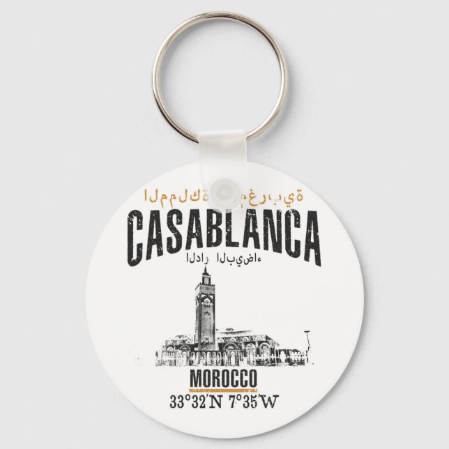 Casablanca Keychain (Front)