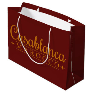Casablanca Marocco large gift bag