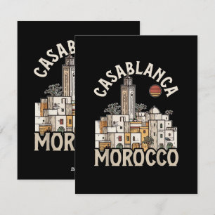 casablanca morocco  holiday card