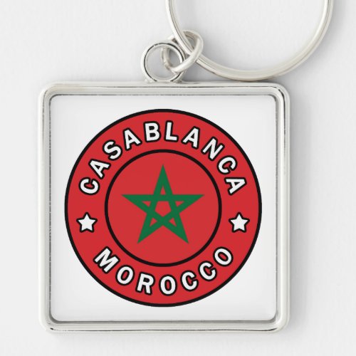 Casablanca Morocco Keychain