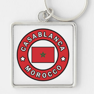 Casablanca Morocco Keychain