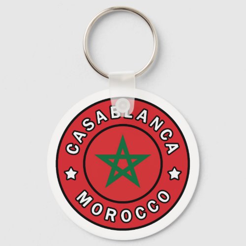 Casablanca Morocco Keychain